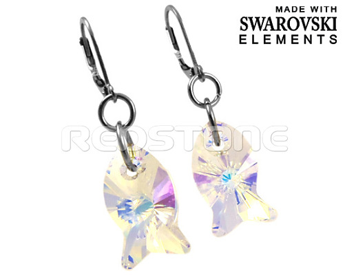 Náušnice Swarovski Elements RED8084